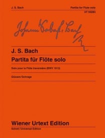 Bach: Partita A minor for Flute Solo BWV 1013 published by Wiener Urtext